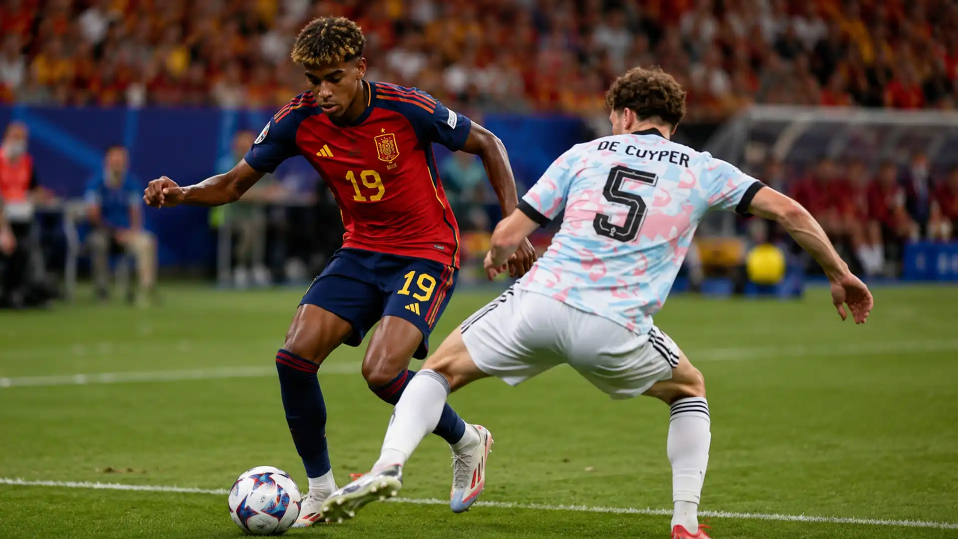 Spania învinge Belgia pe final și obține calificarea în semifinalele Cupei Mondiale. Courtois s-a accidentat în repriza secundă