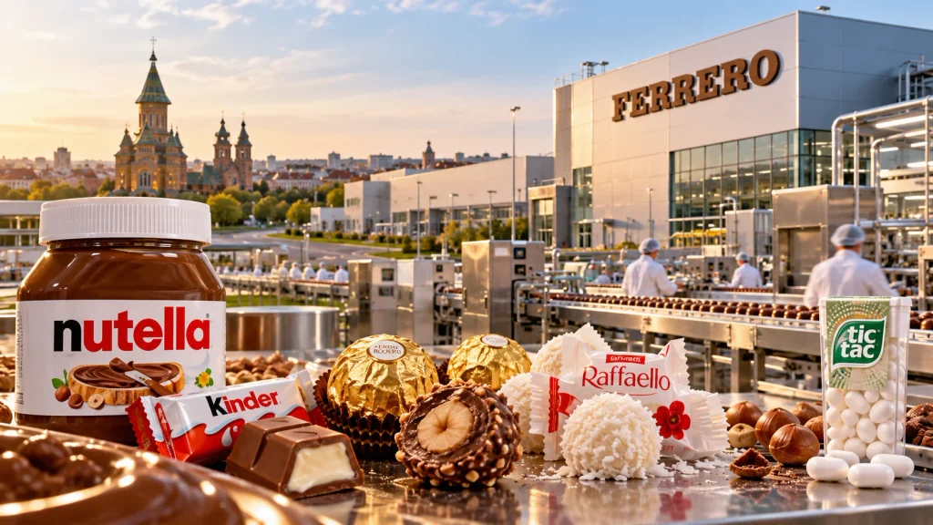 Grupul Ferrero pregătește deschiderea unei fabrici de ultimă generație la Timișoara